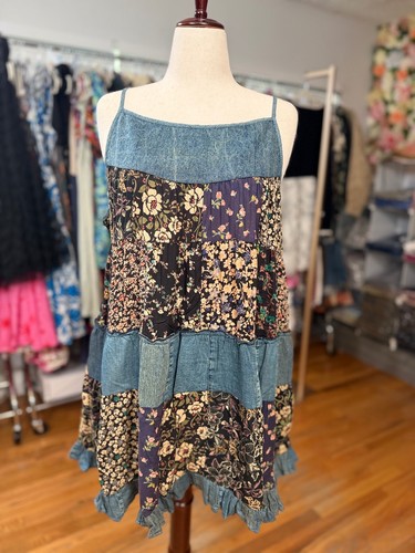 Young threads denim floral - young,