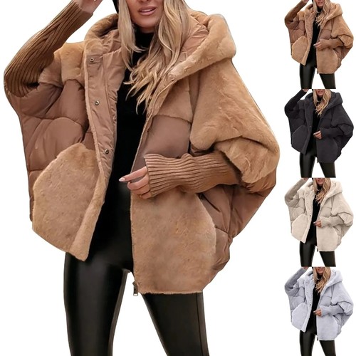 Women loose cotton coat - women's, faux