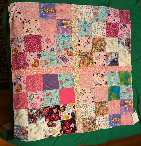 Handmade patchwork blanket - patchwork,