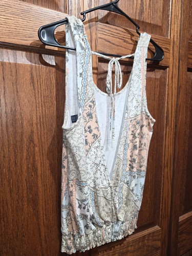 Daytrip floral boho tank top - floral,