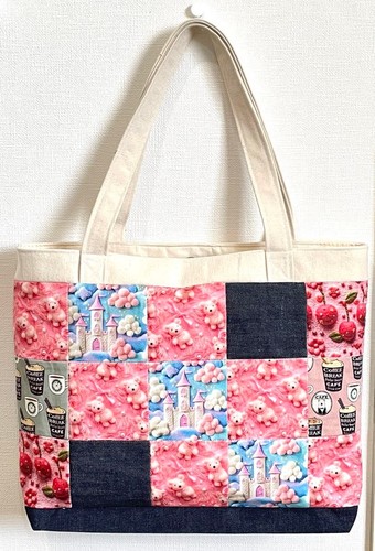 Cute handmade patchwork tote
