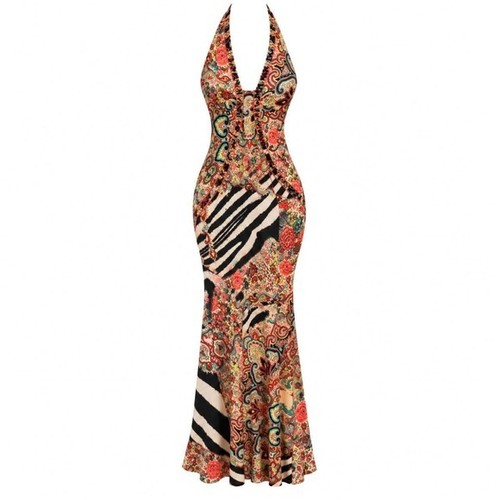Cavalli vintage patchwork gown - cavalli,