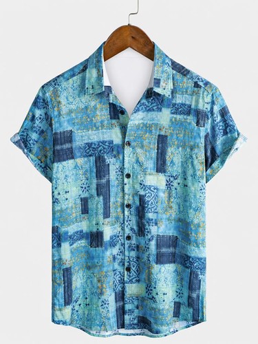 Patchwork print breathable - print,