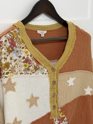 Easel patchwork cotton gauze - easel,