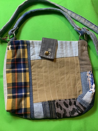Denim crossbody purse blue - denim,