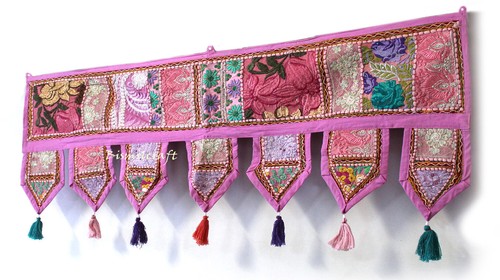 Pink patchwork embroidery - pink,