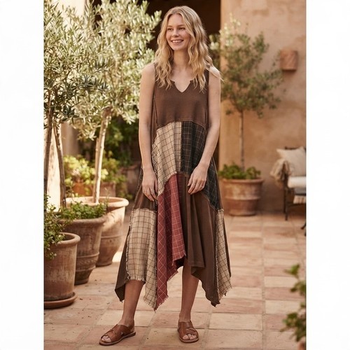 Blue velvet mocha patchwork - blue,