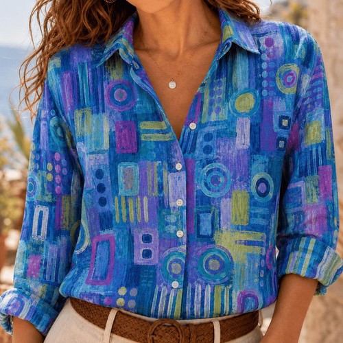 Colorful patchwork printed - colorful,