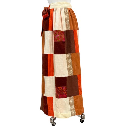 Vintage 70s sakowitz patchwork - sakowitz,