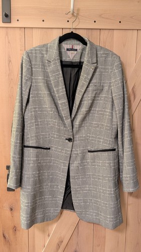 Tommy hilfiger plaid long - hilfiger,