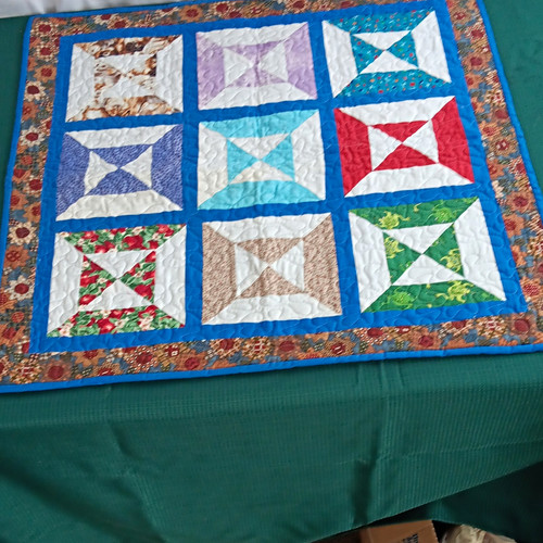 Handmade quilted patchwork - quilted,