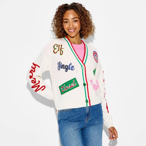 Women holiday patchwork - women's,