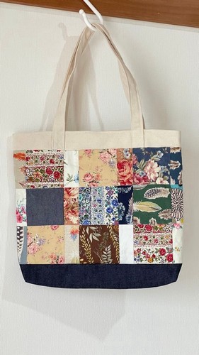 Handmade patchwork tote - , a