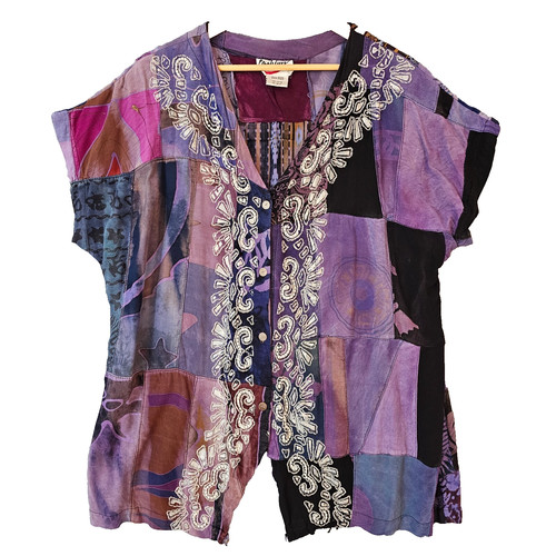 Vtg fashion fantasy patchwork - vtg,
