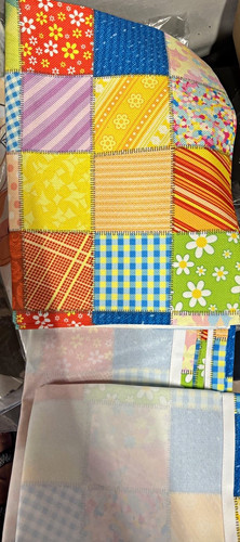 Multicolor patchwork design - multicolor,