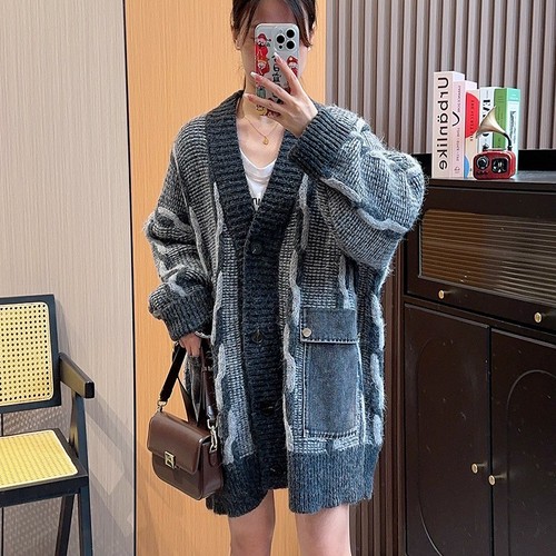 Women oversized chunky knit - women's,