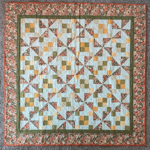 Whirl gig handmade - "whirl-a-gig", quilt