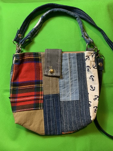 Denim crossbody purse blue - denim,