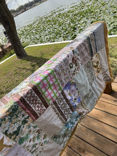 Vintage 1970s 60s mcm quilt - mcm,