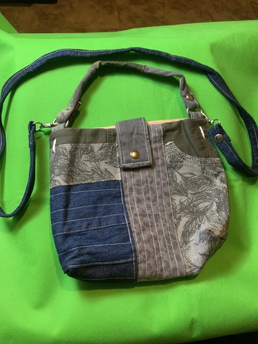 Denim crossbody purse blue - crossbody,