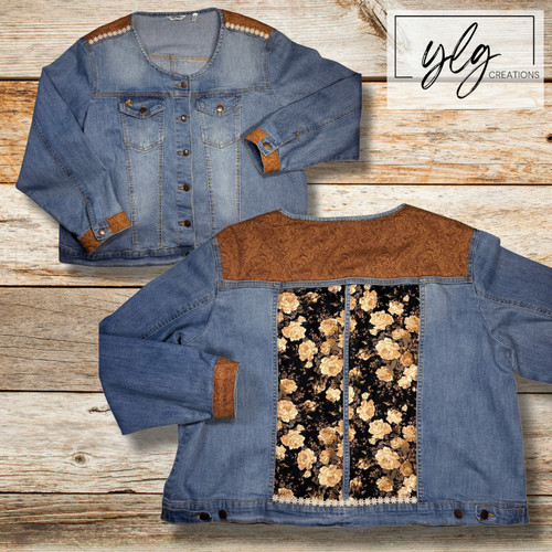 Hand crafted denim - hand, jacket