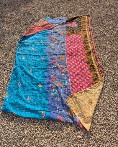 Vtg fabric colorful - fabric,