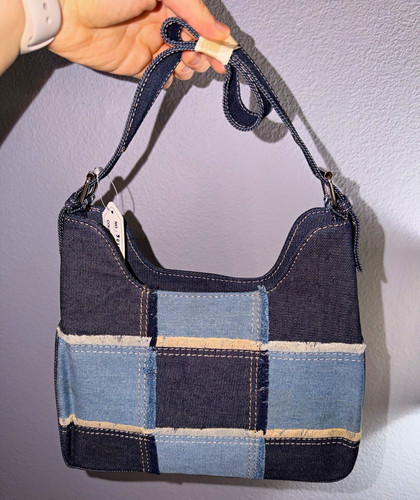 Blue denim patchwork women - patchwork, women’s