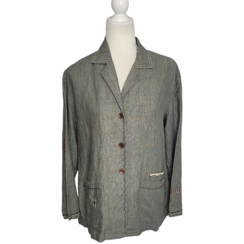 Jill gray oversized linen - gray,