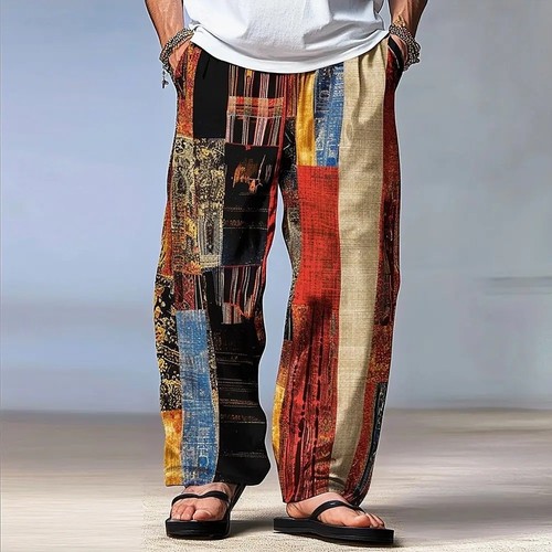 Men color block - color,