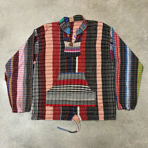 Y2k patchwork shirt multicolor - patchwork,