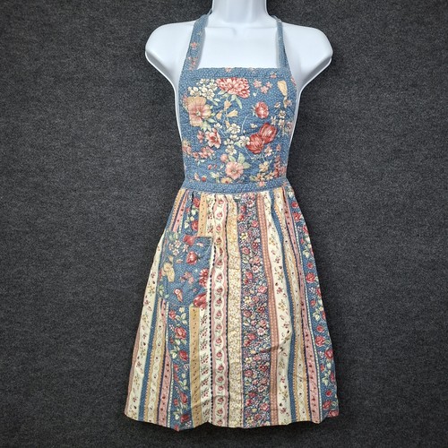 Floral chef bib apron tie - tie, on